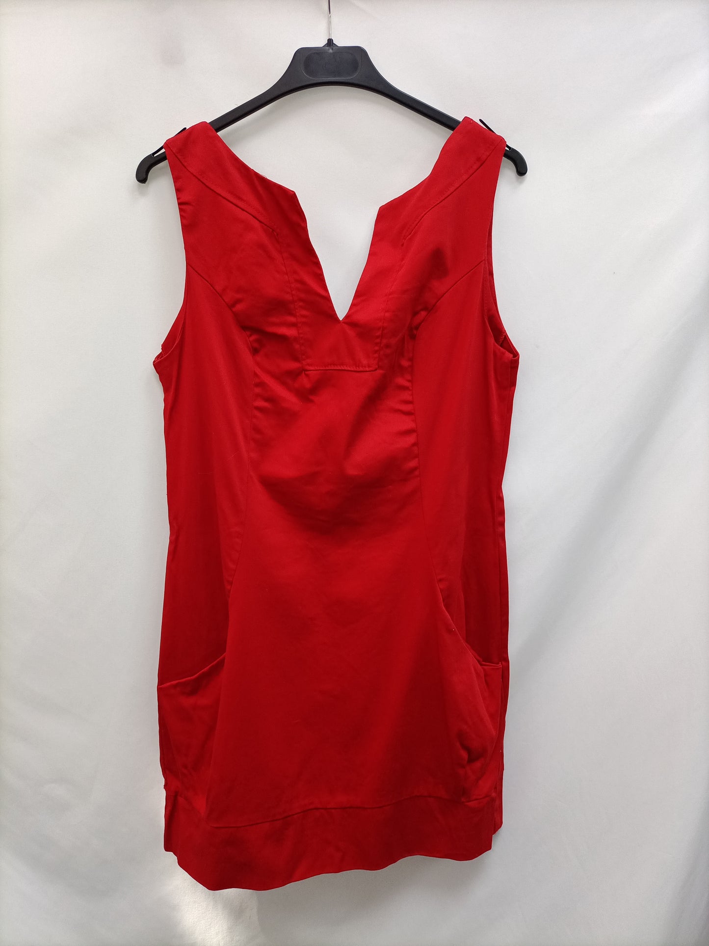 CEREZAS.Vestido corto rojo T.40