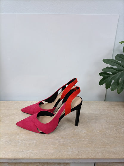 ZARA.Two-tone heels size 38