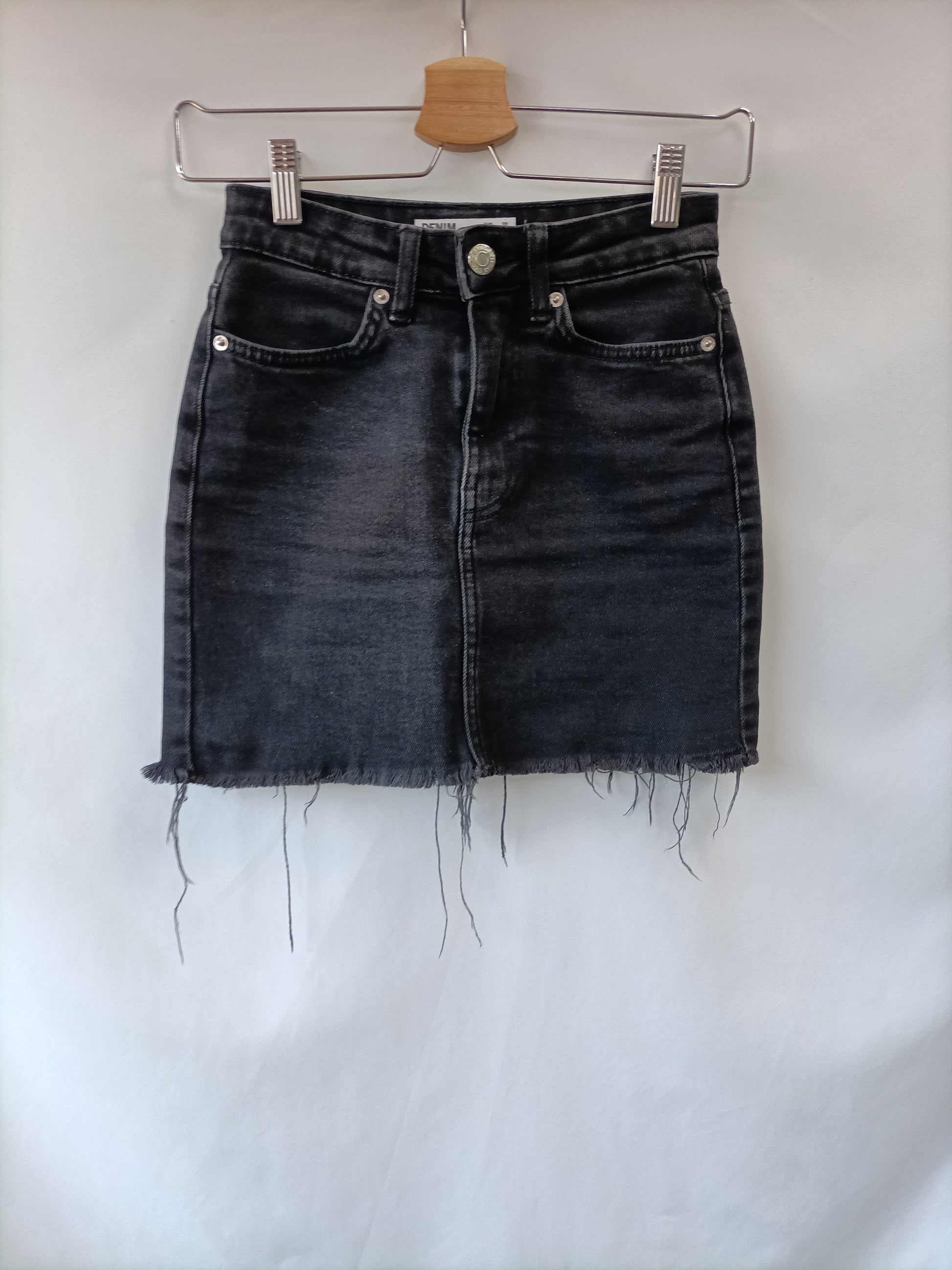 Falda denim negra – Hibuy market - Main Image