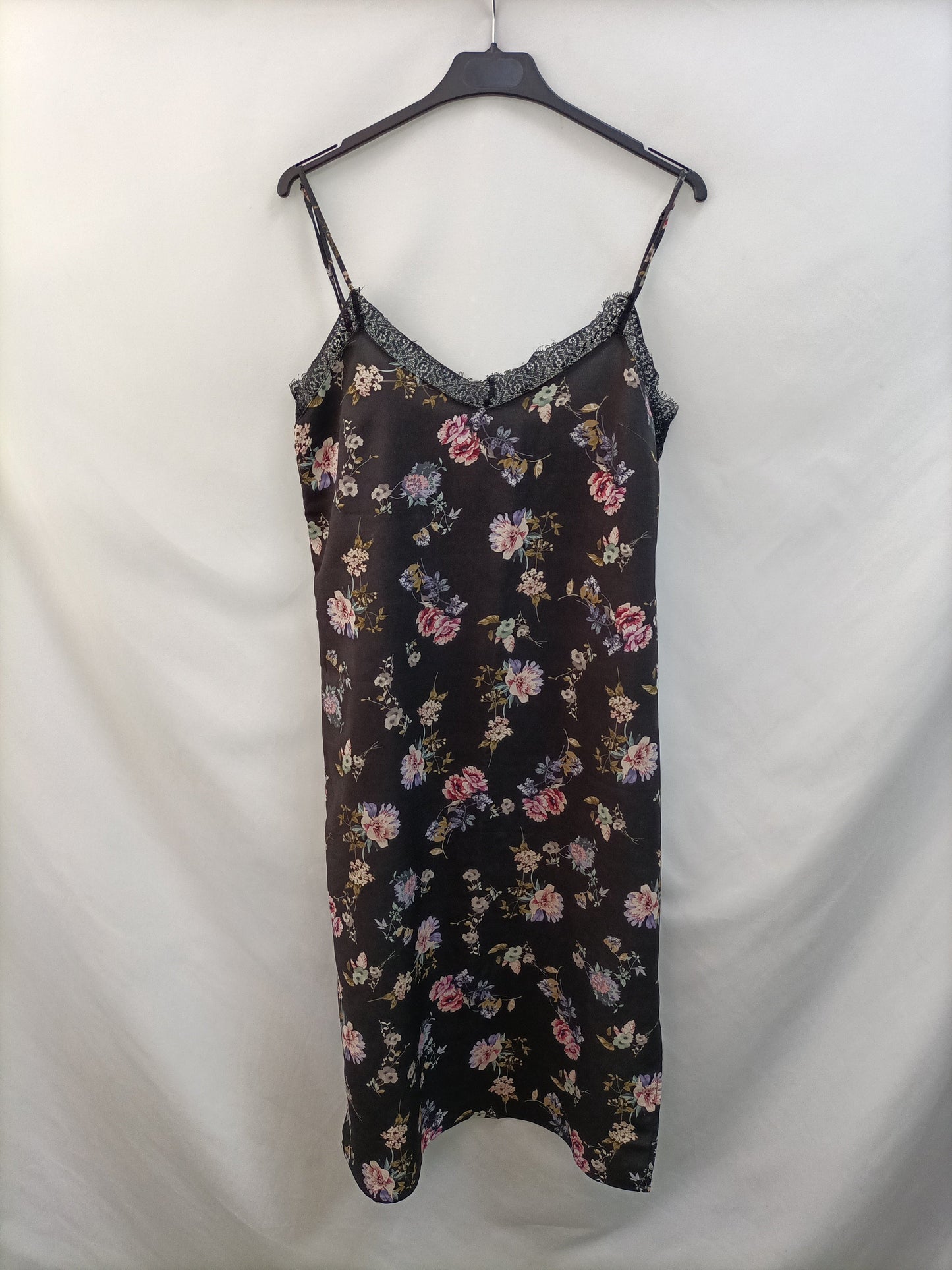 SPRINGFIELD. Vestido midi flores T.38