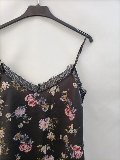 SPRINGFIELD. Vestido midi flores T.38