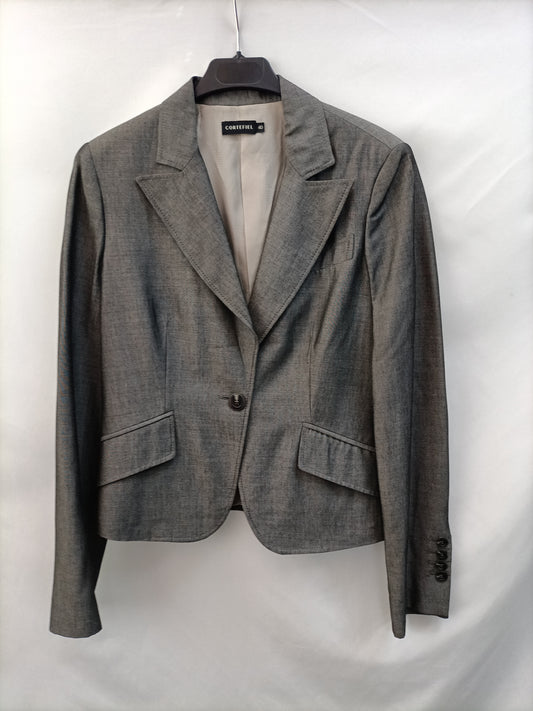 CORTEFIEL. Blazer gris fina T.40