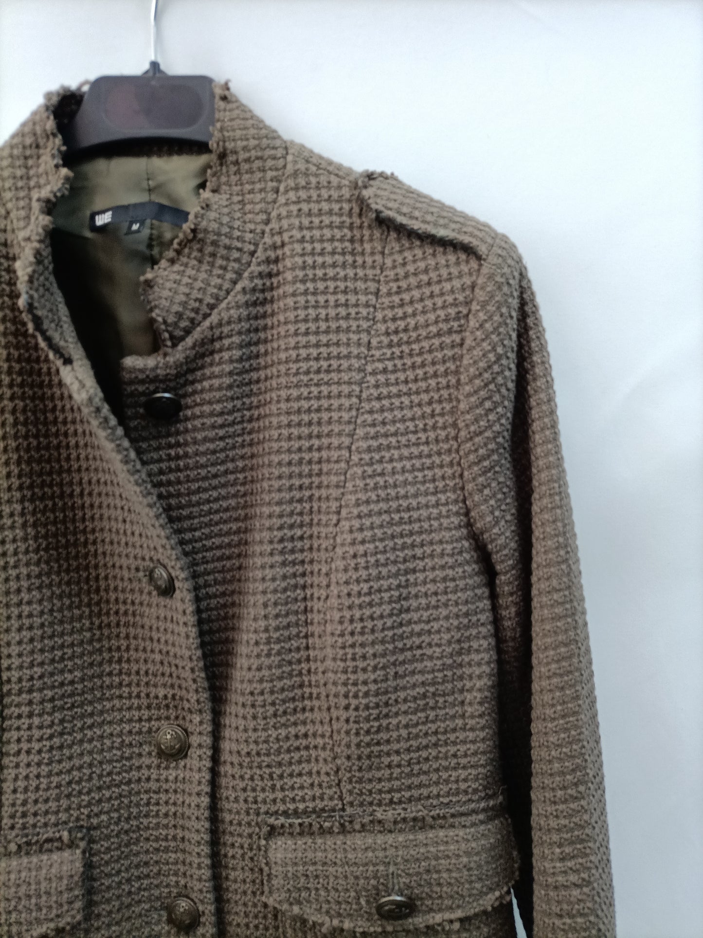 WE. Green tweed jacket TM