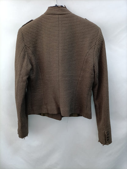 WE. Green tweed jacket TM