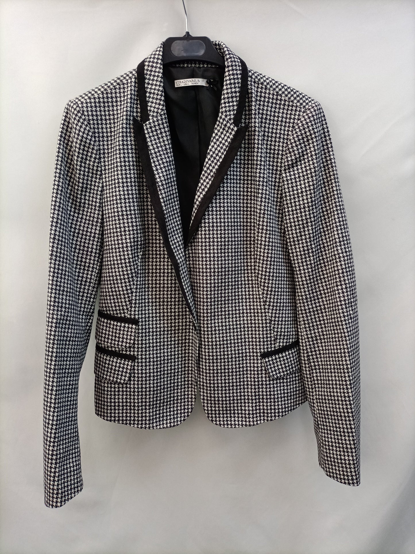 STRADIVARIUS. Blazer   pata de gallo T.l