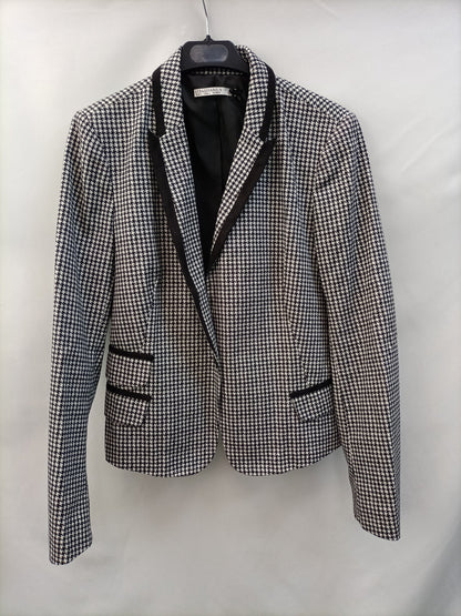 STRADIVARIUS. Blazer   pata de gallo T.l