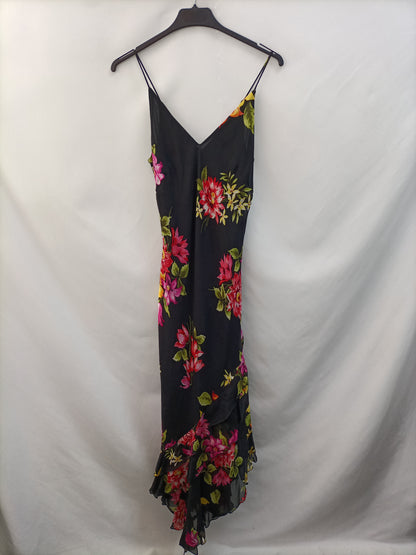 UNIT. Vestido largo flores T.40 (s)