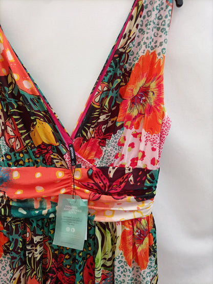 DESIGUAL. Printed tulle dress TM