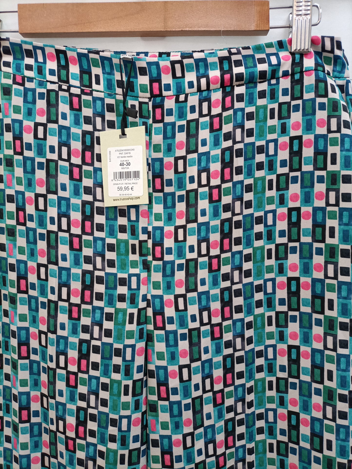 TRUCCO. Checkered trousers size 40