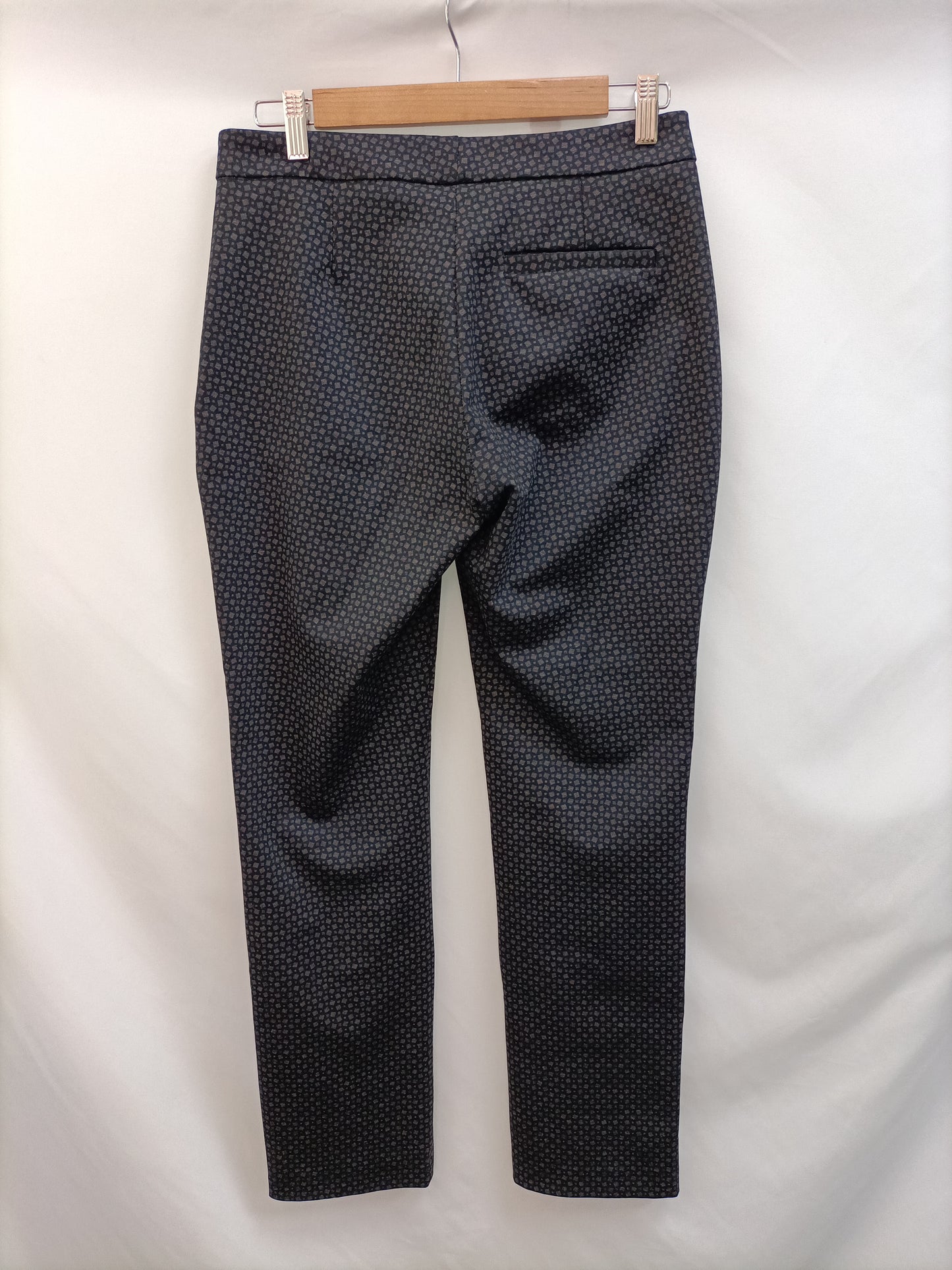 TRUCCO. Pantalón negro cuadros T.38