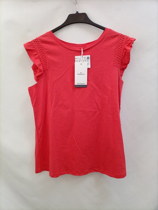 SPRINGFIELD. Camiseta coral T.m