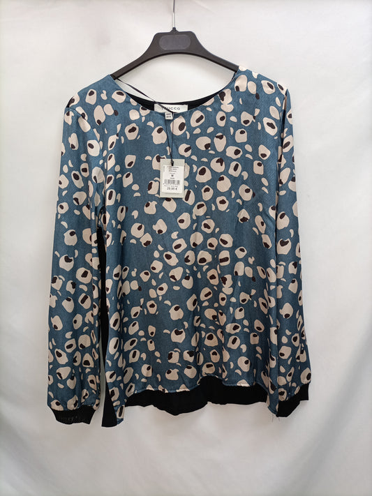 TRUCCO. Blusa print texturas T.m