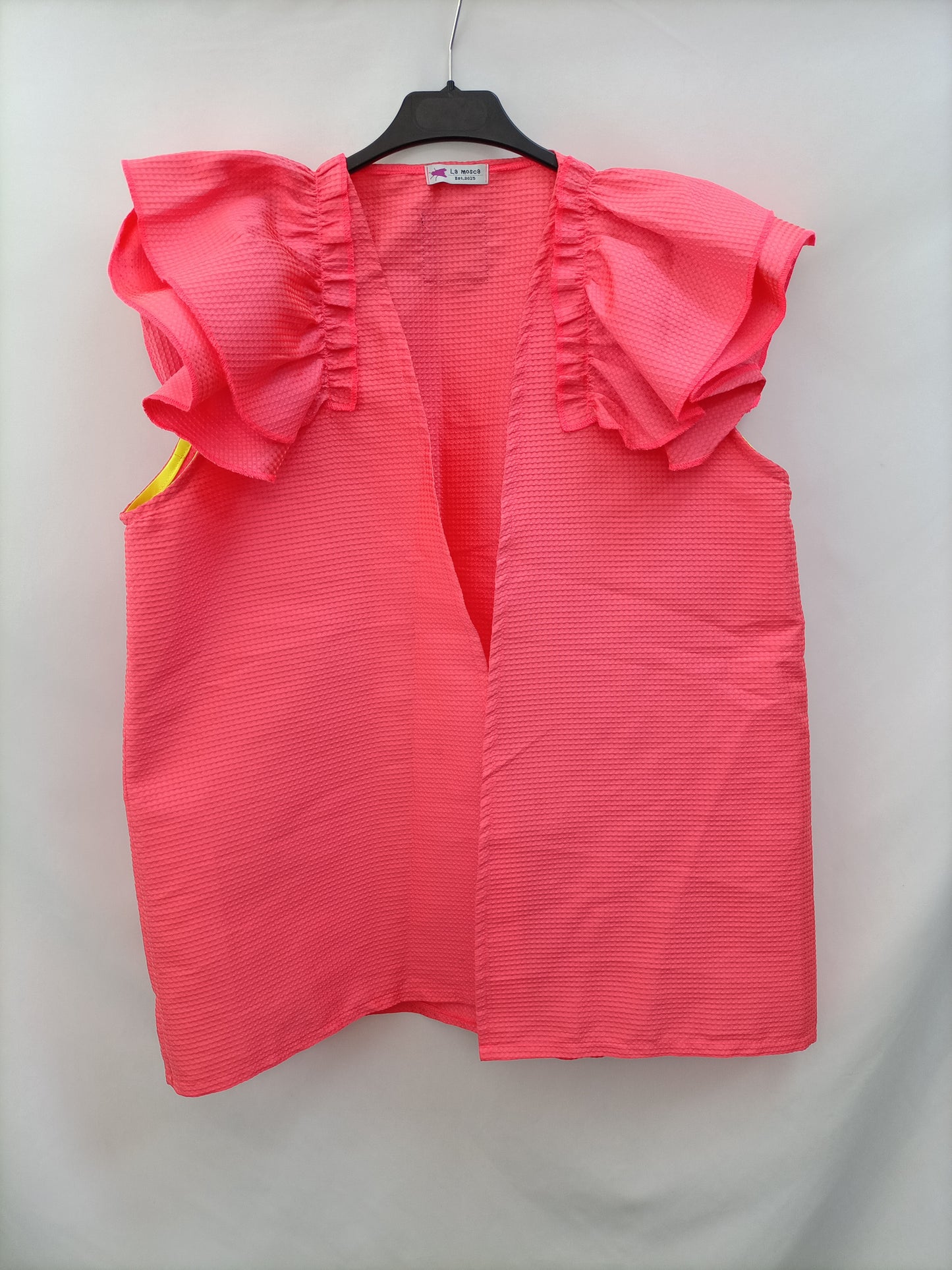 LA MOSCA.TU texture oversized vest