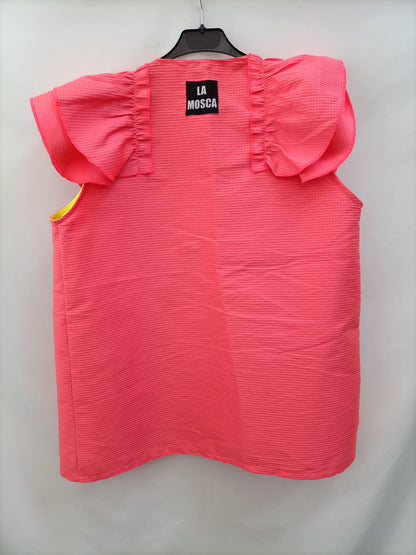 LA MOSCA.TU texture oversized vest