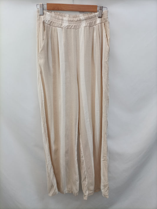 OTRAS.Pantalones fluidos rayas T.s/m