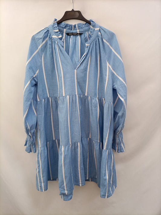WILD PONY.Vestido amplio fluido T.s
