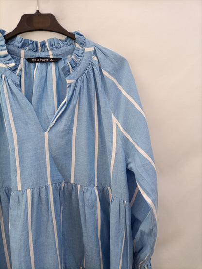 WILD PONY.Vestido amplio fluido T.s