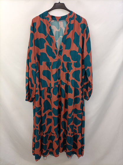 OTHERS.TU printed long dress