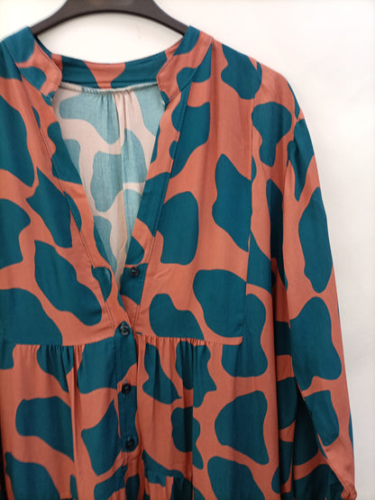 OTHERS.TU printed long dress