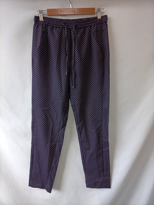 MANGO. Printed trousers T.xs