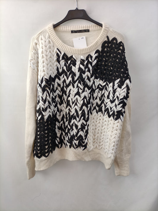 MarketZARA.Jersey trenza T.L