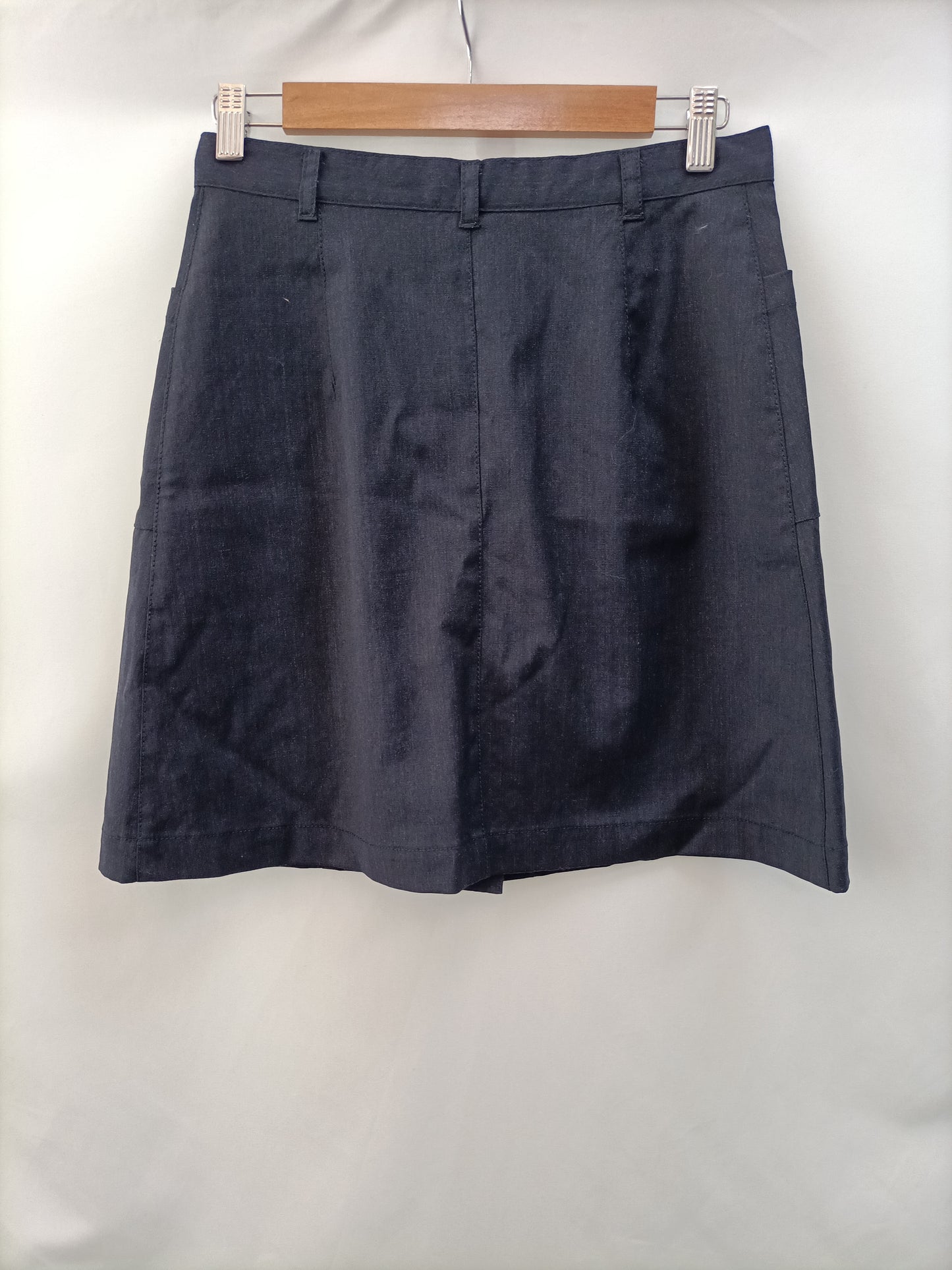 BENETTON.Denim skirt with buttons S.38