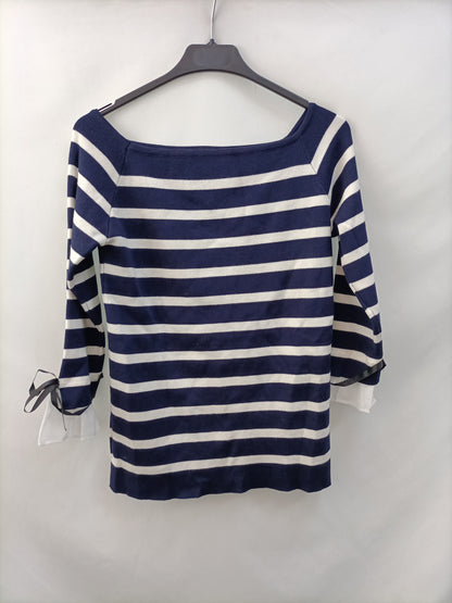 OTHERS. Sailor striped knit sweater Tm