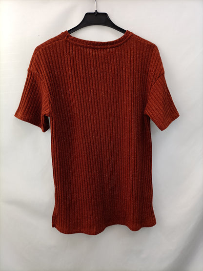 ZARA.Top teja hilos brillantes T.S