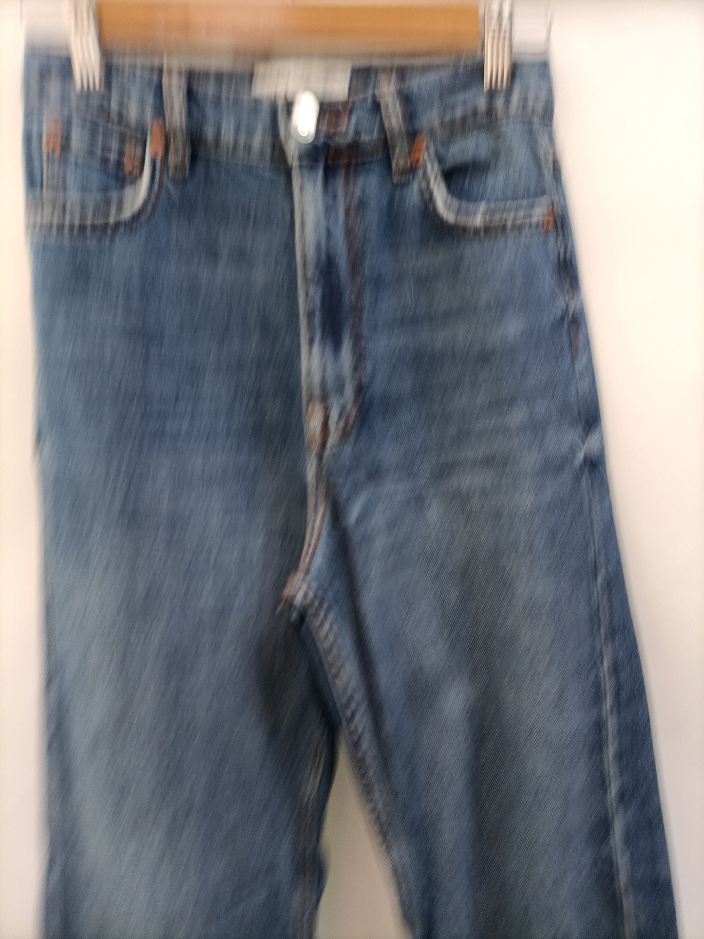 ZARA.Jeans rectos anchos T.34