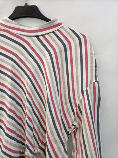 MARKET.BERSHKA.Blusa rayas T.L