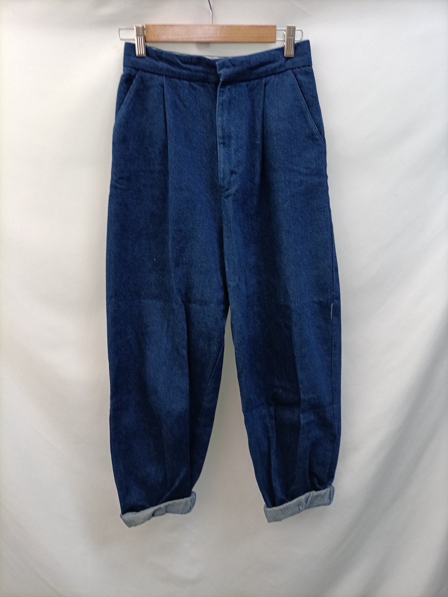 ZARA.Jeans rectos anchos T.36