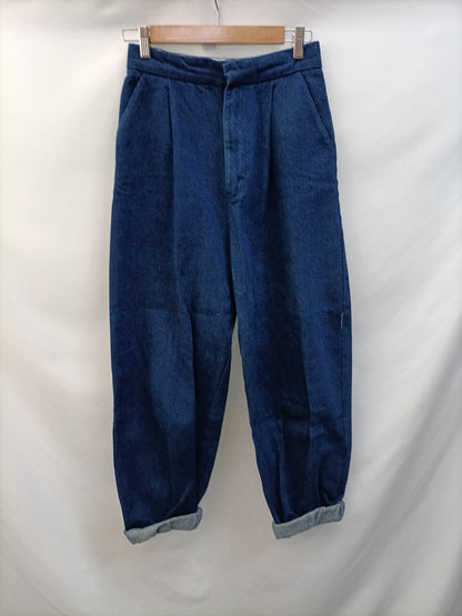 ZARA.Jeans rectos anchos T.36
