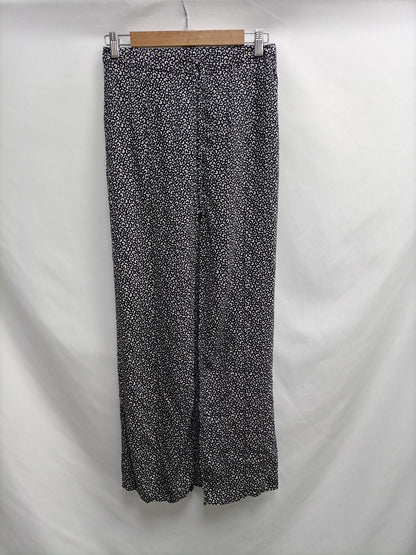 H&M.Falda recta larga animal print T.36