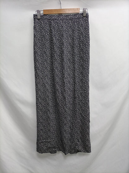 H&M.Falda recta larga animal print T.36