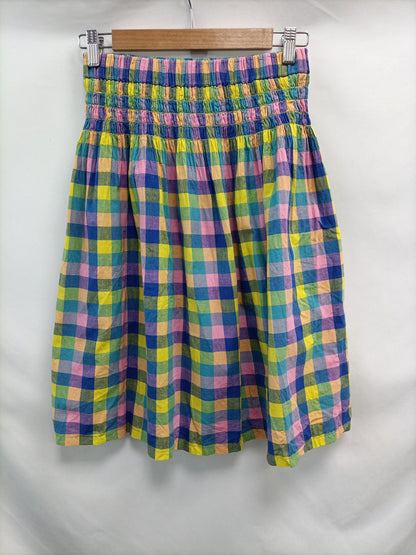 OTRAS.Falda cuadros multicolor TU(S/M)