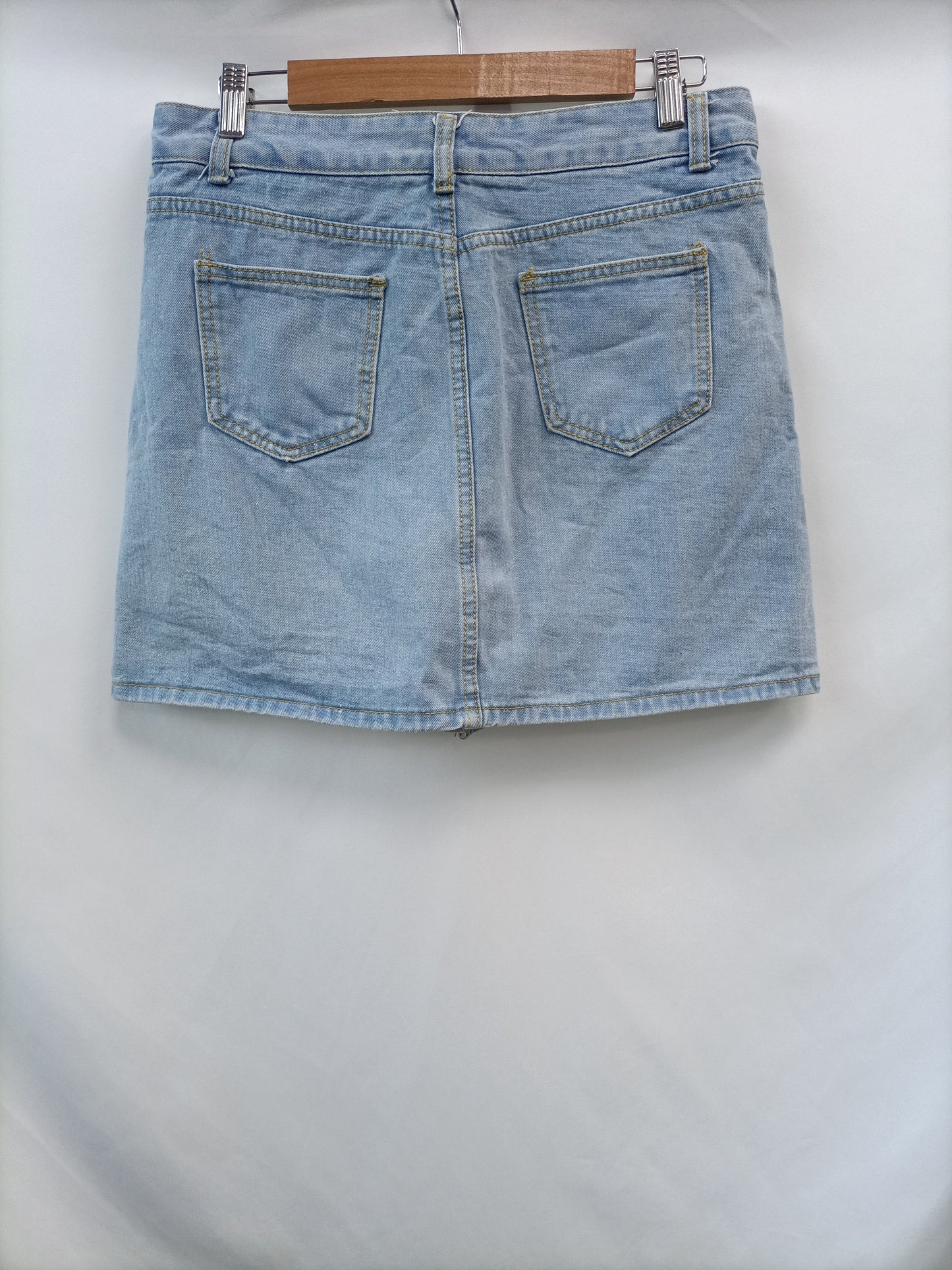 GMG.Falda corta denim botones T.XL