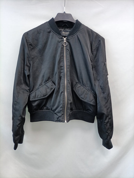 PULL&amp;BEAR.Black Bomber TM