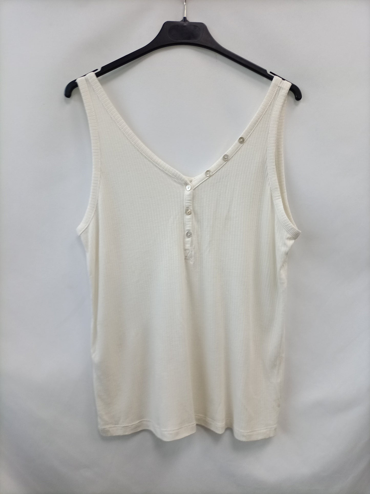 NATURA.Camiseta tirantes canalé T.,L