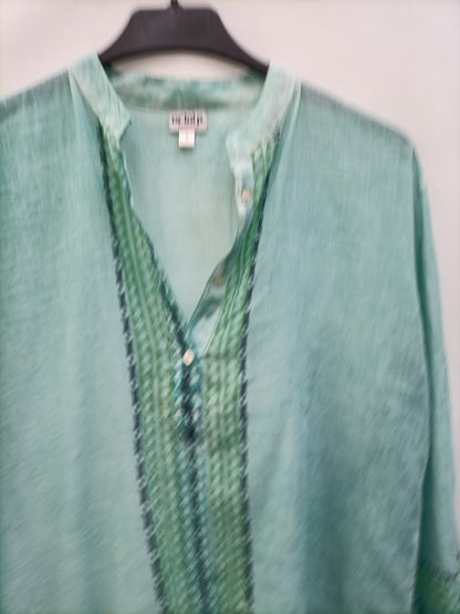 ORIOL P. Blusón verde agua T.s(tara)