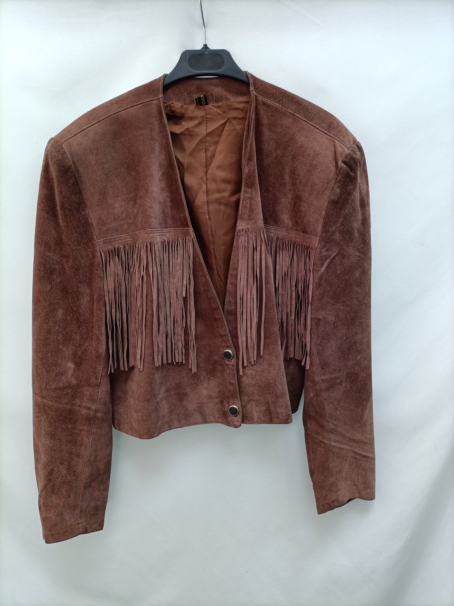 MONEO. Chaqueta piel vintage T.40(s/m)