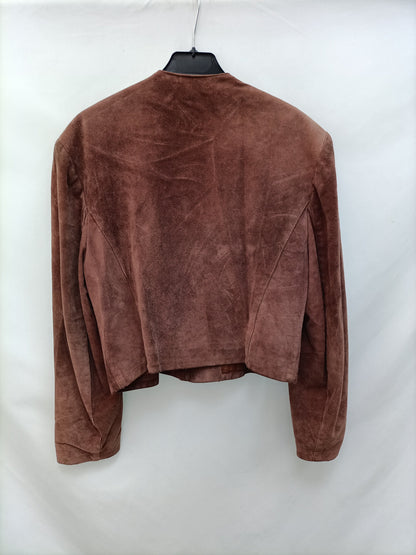 MONEO. Chaqueta piel vintage T.40(s/m)