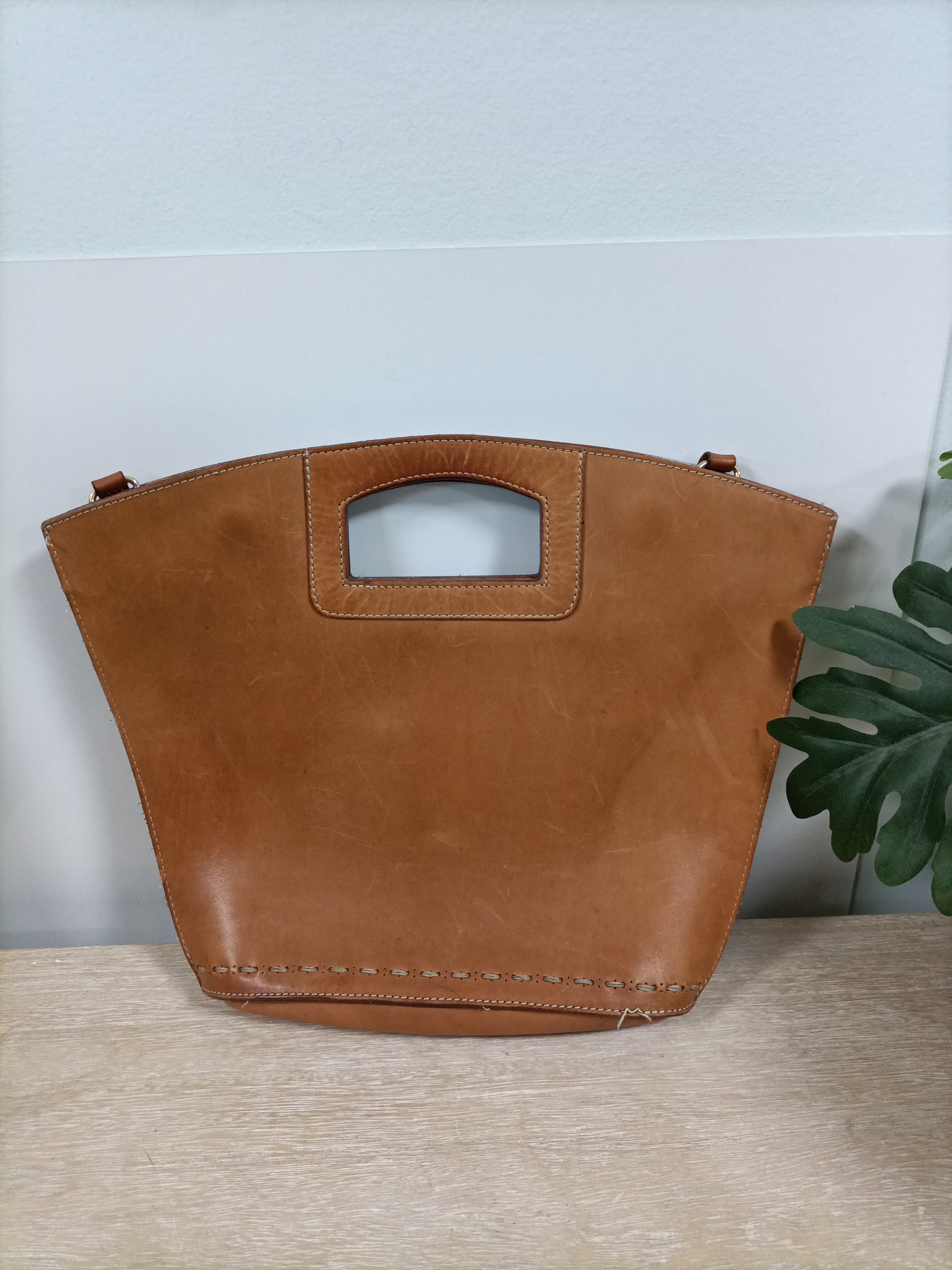 Bolso piel Camel – Hibuy market