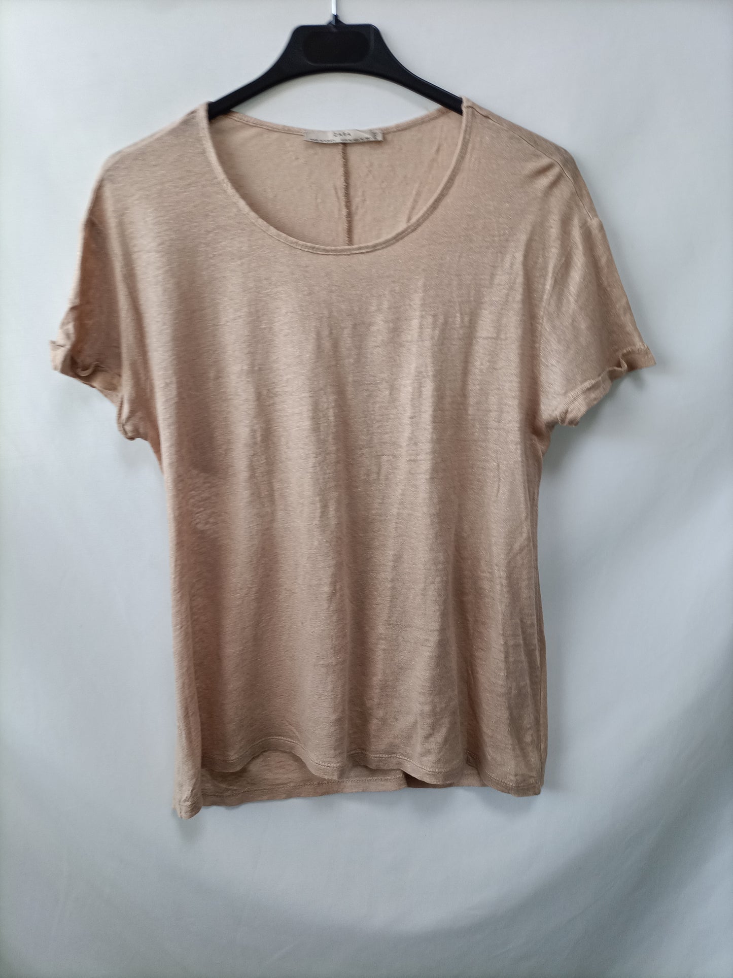 ZARA. Camiseta nude T.m