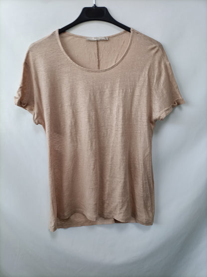 ZARA. Camiseta nude T.m