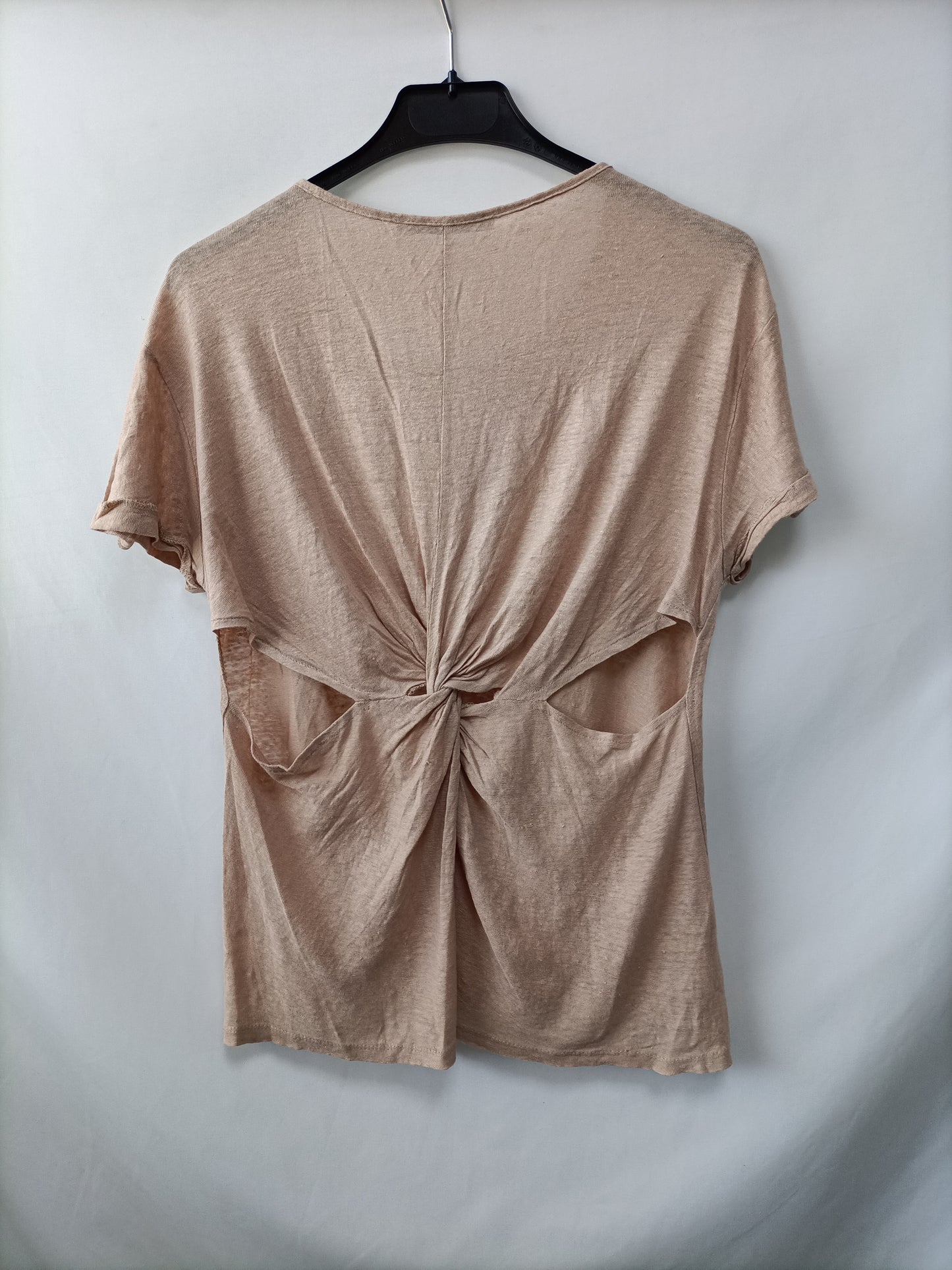 ZARA. Camiseta nude T.m