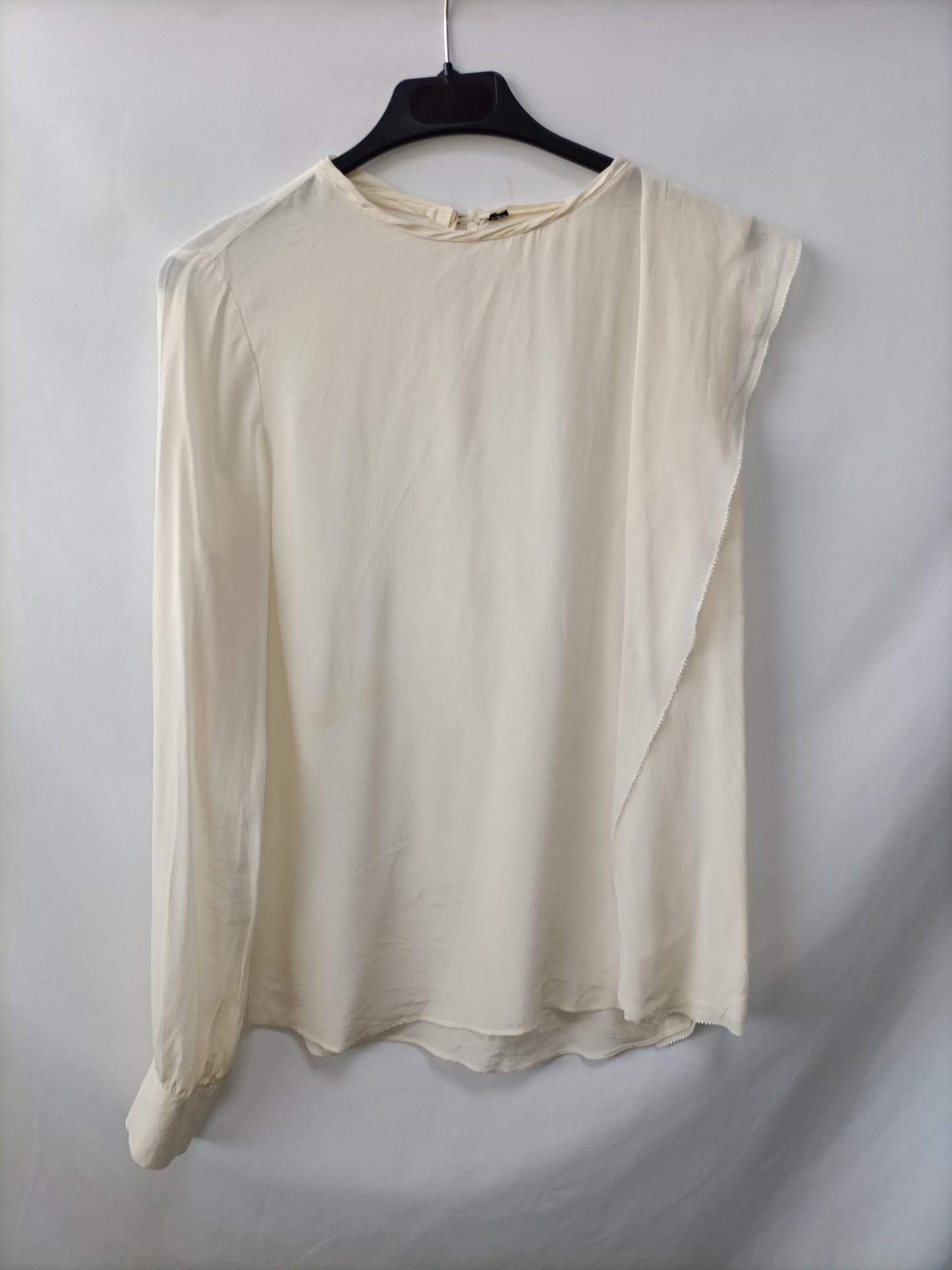 OTHERS. Asymmetrical beige blouse Your(s)