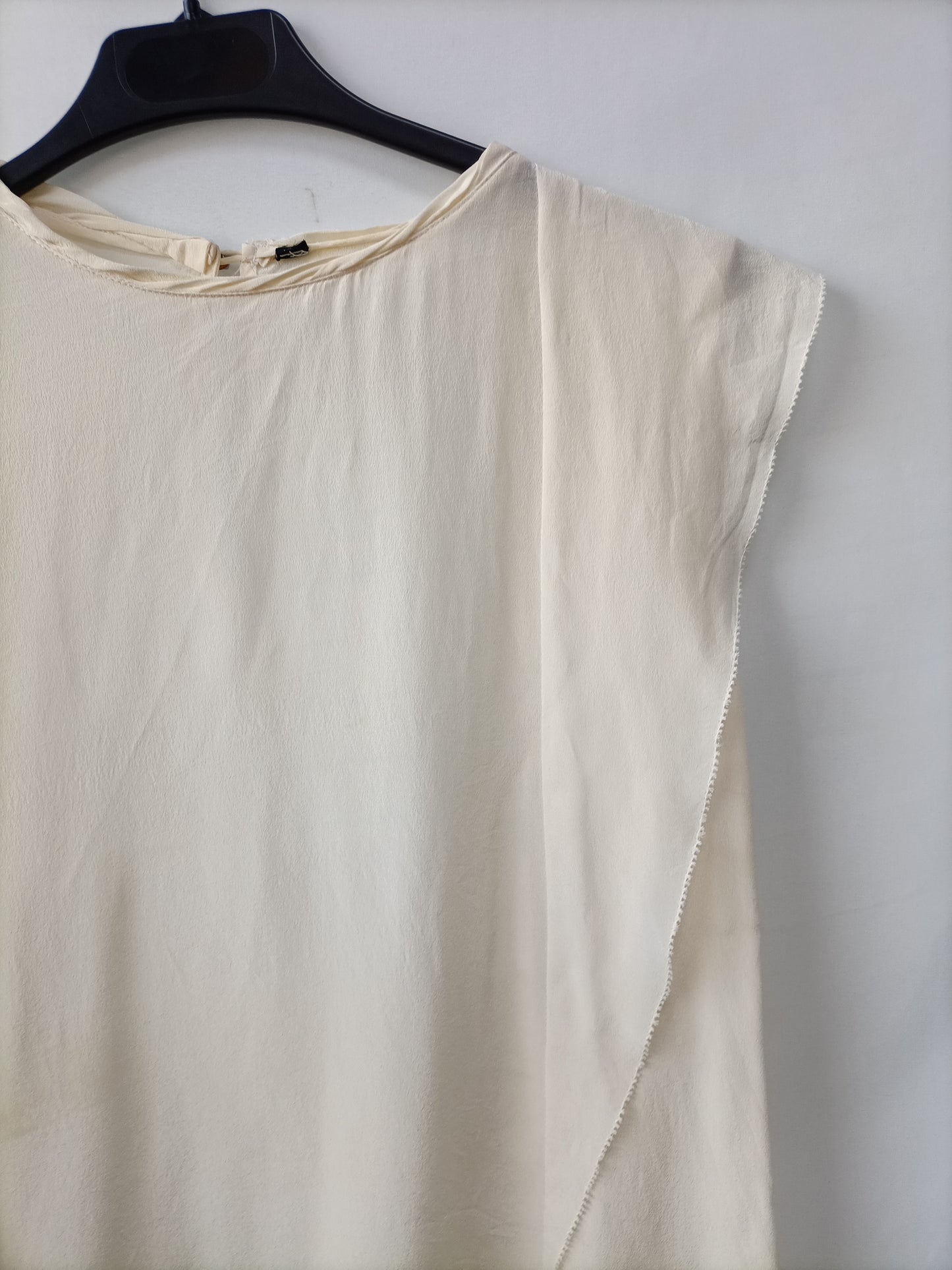 OTHERS. Asymmetrical beige blouse Your(s)