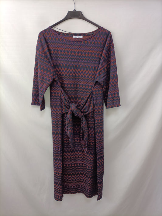 ZARA. Vestido étnico lazada T.s