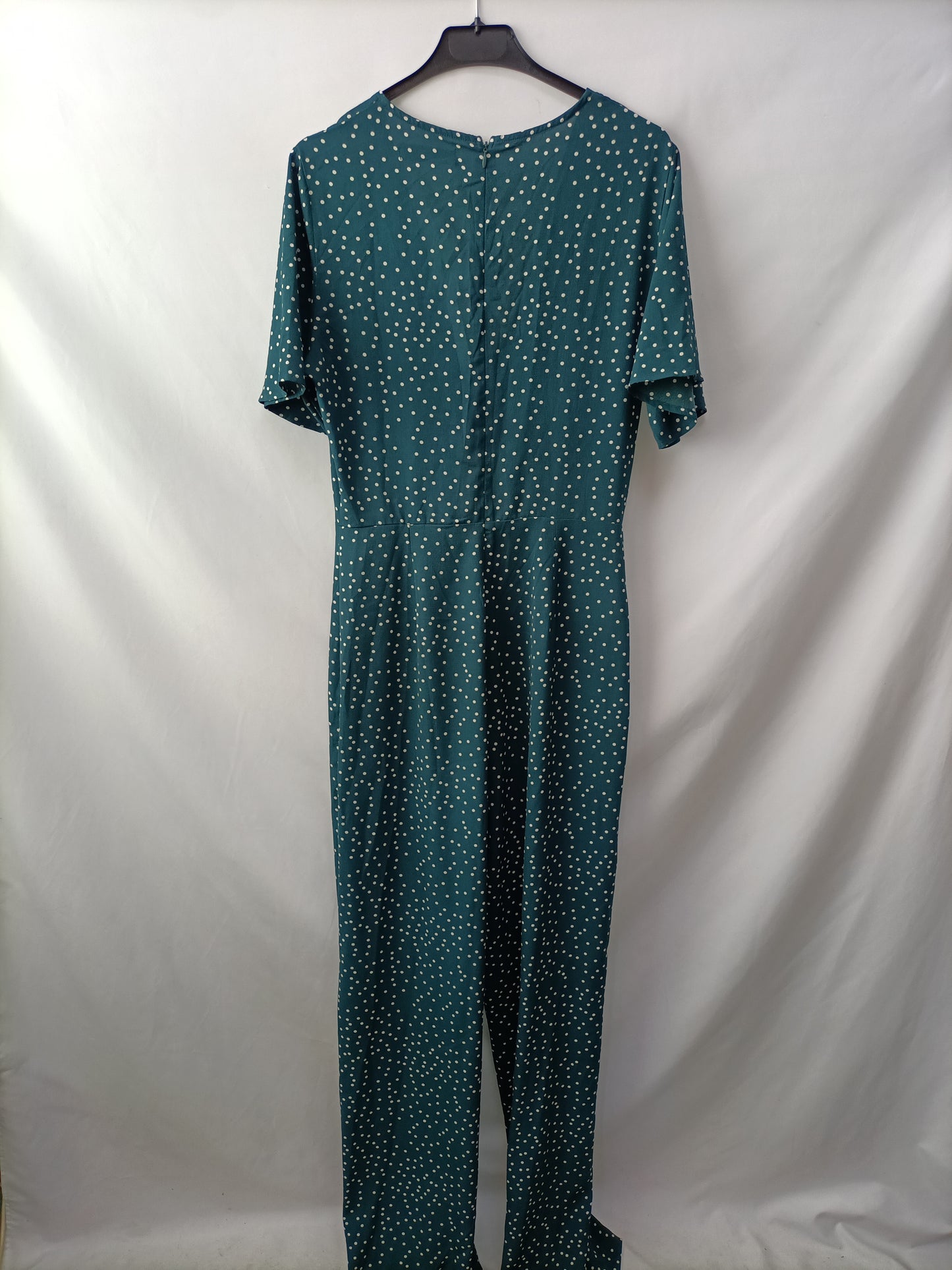 FASHION UNION. Long green jumpsuit T.38