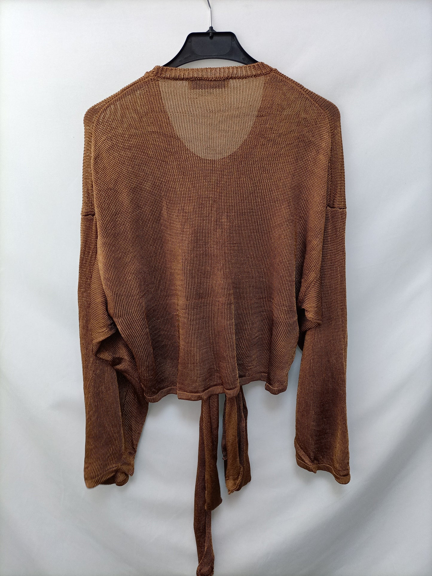 ZARA. jersey ocre lazada T.m